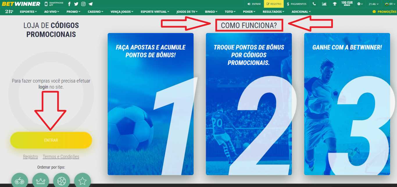 Código promocional Betwinner no Brasil Código promocional Betwinner no Brasil
